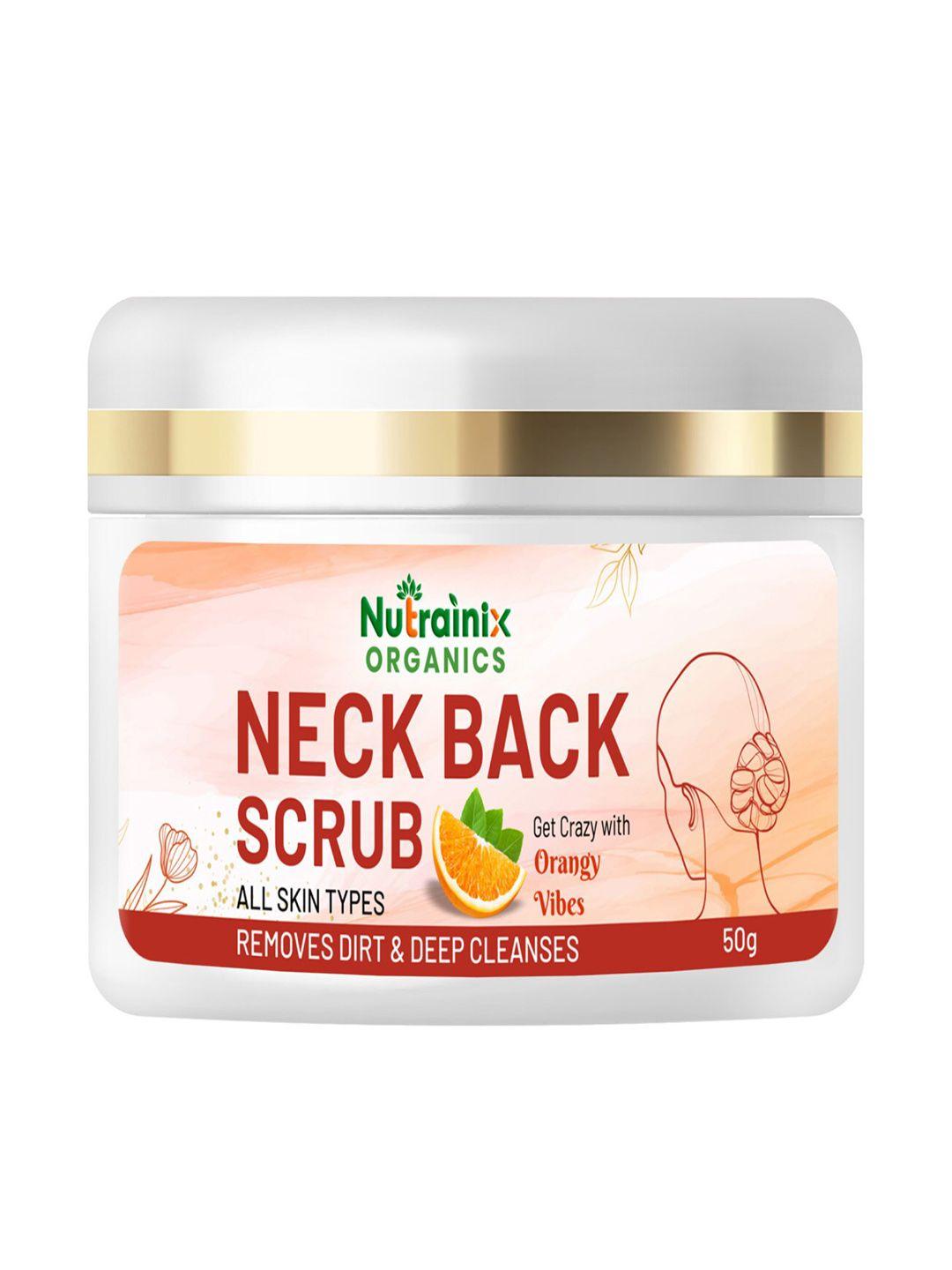 nutrainix organics peach body & facial cleaning scrub
