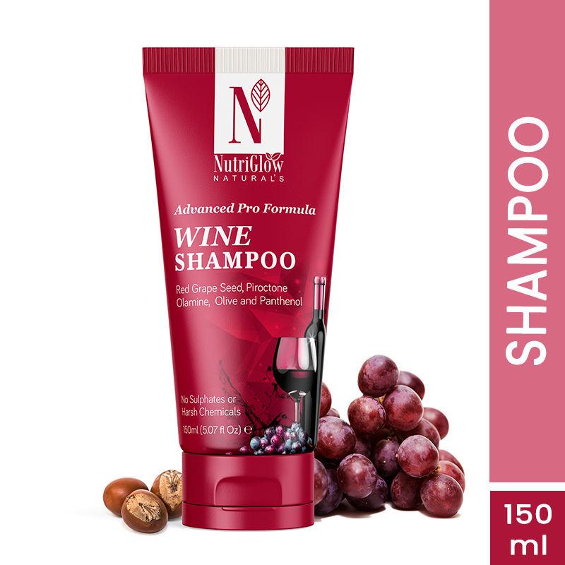 nutriglow natural's advanced pro formula wine shampoo