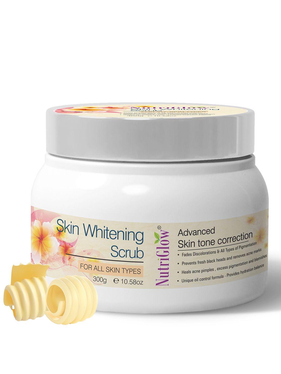 nutriglow sustainable skin whitening scrub 300gm