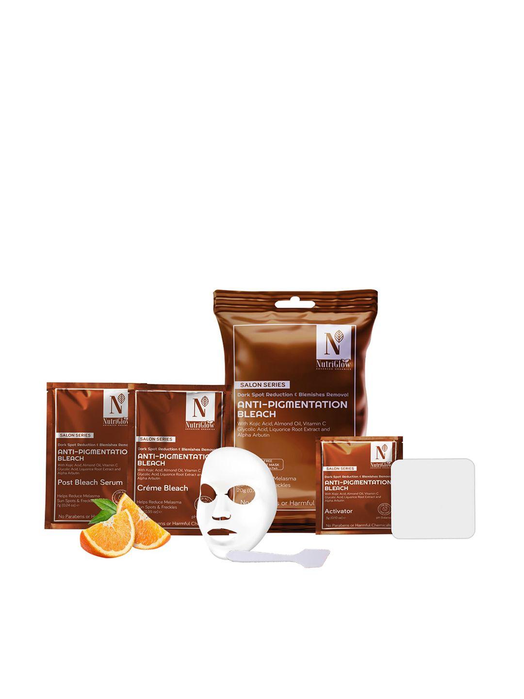 nutriglow advanced organics anti-pigmentation bleach for lightening & brightening - 30g