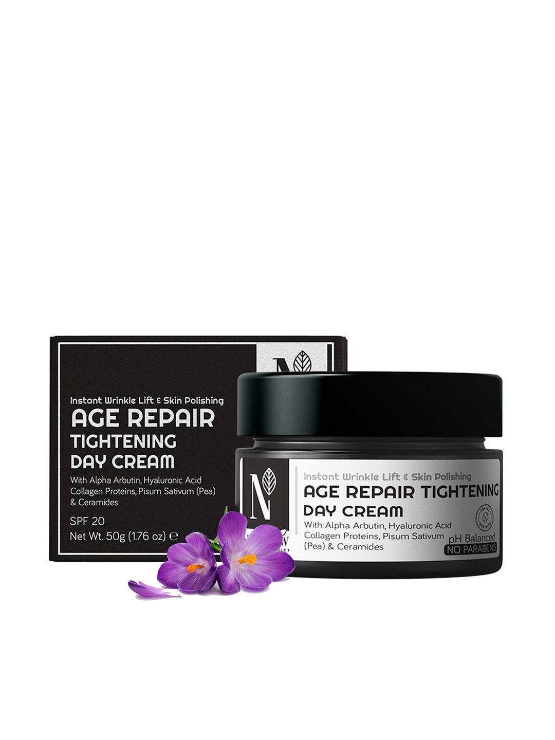 nutriglow advanced organics sustainable age repair tightening day cream with vit c for all skin-50g