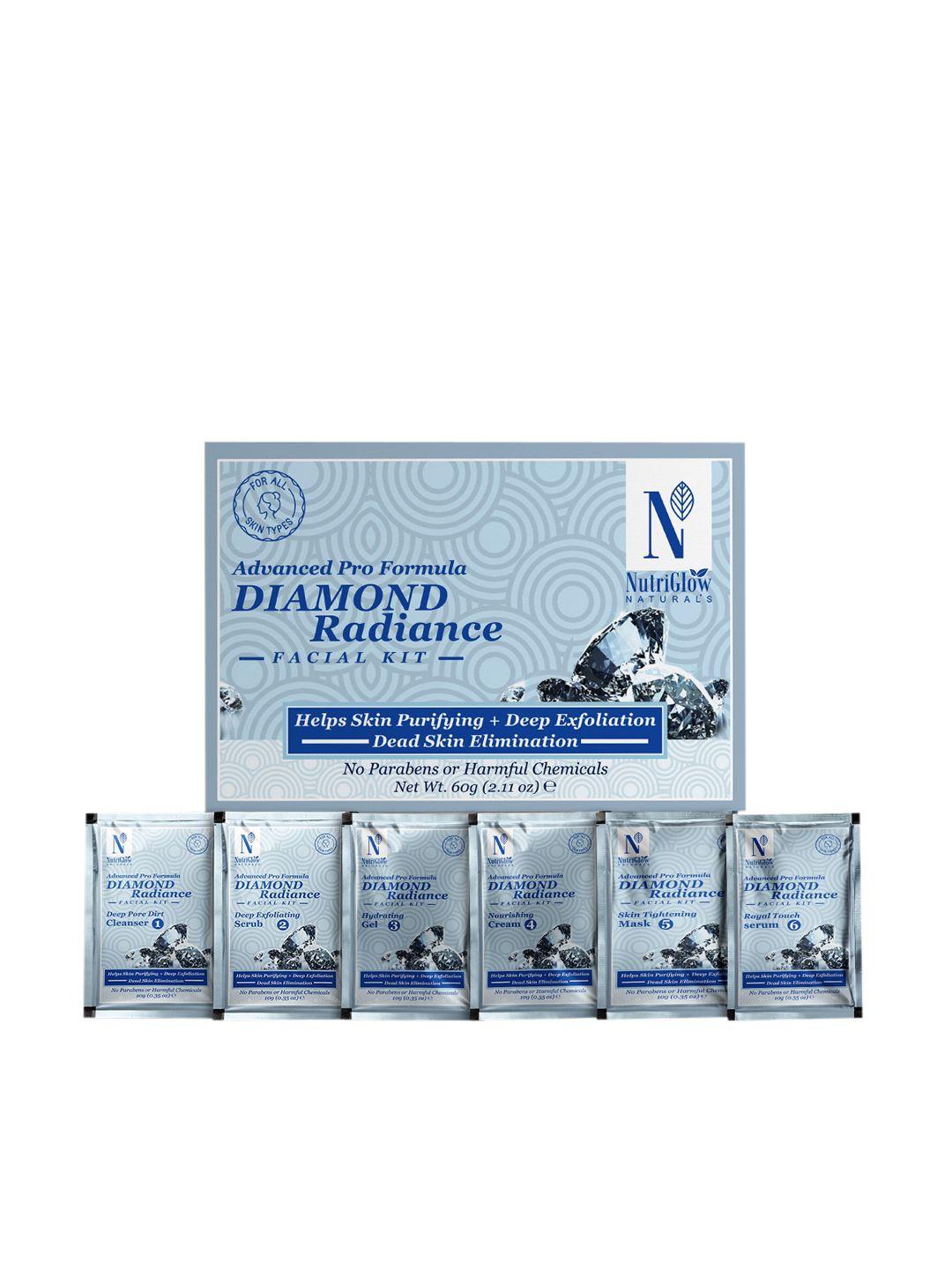 nutriglow sustainable naturl's advanced pro formula diamond radiance facial kit