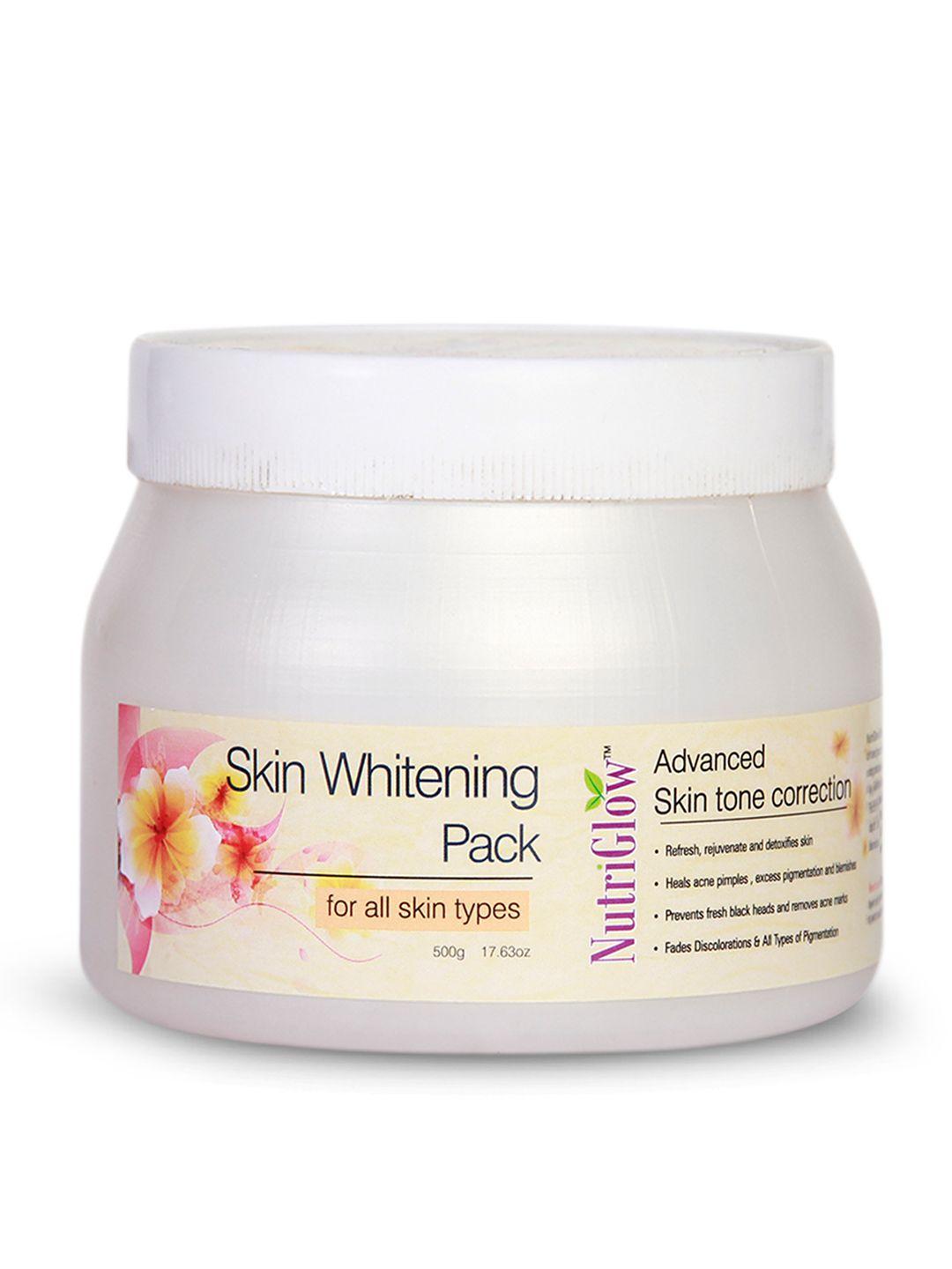 nutriglow sustainable skin whitening pack advanced skin toner correction 500 g