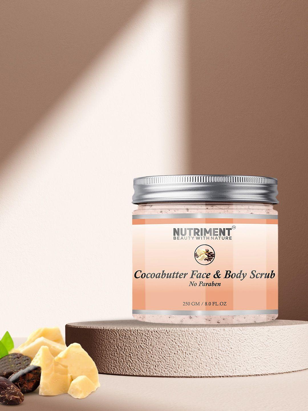 nutriment cocobutter face & body scrub - 250 g