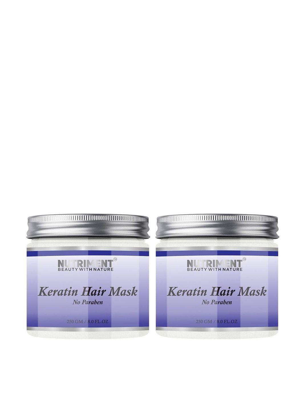 nutriment pack of 2 kertain hair mask - 250 g each