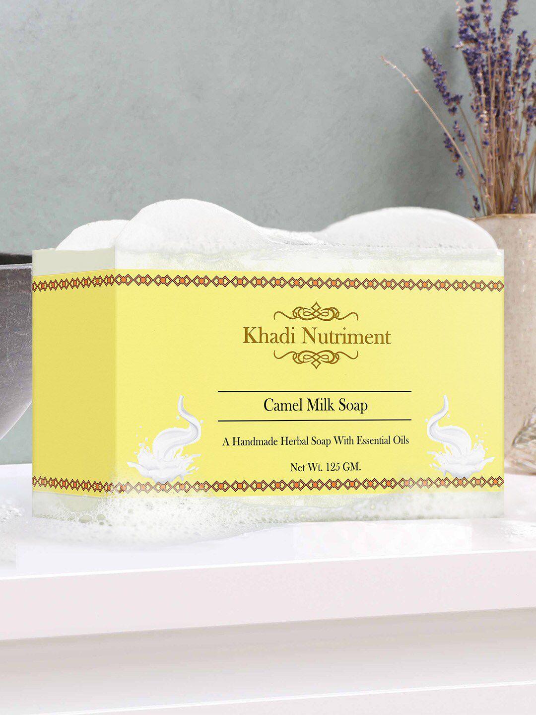 nutriment khadi set of 5 camel milk herbal soap 125 g each