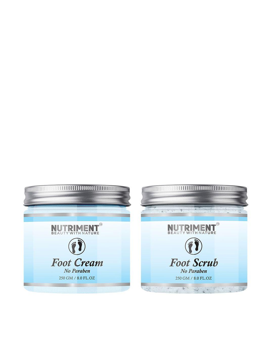 nutriment pack of 2 foot cream & scrub - 250 g each