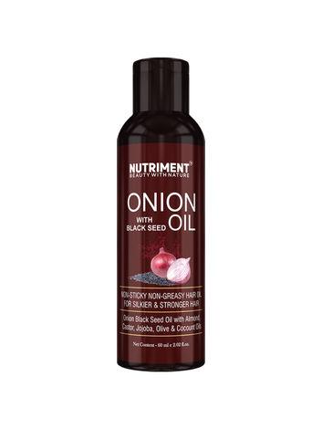 nutriment red onion black seed hair oil, 60ml