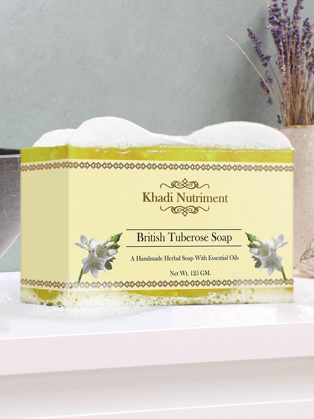 nutriment set of 5 khadi british tuberose soap 625g