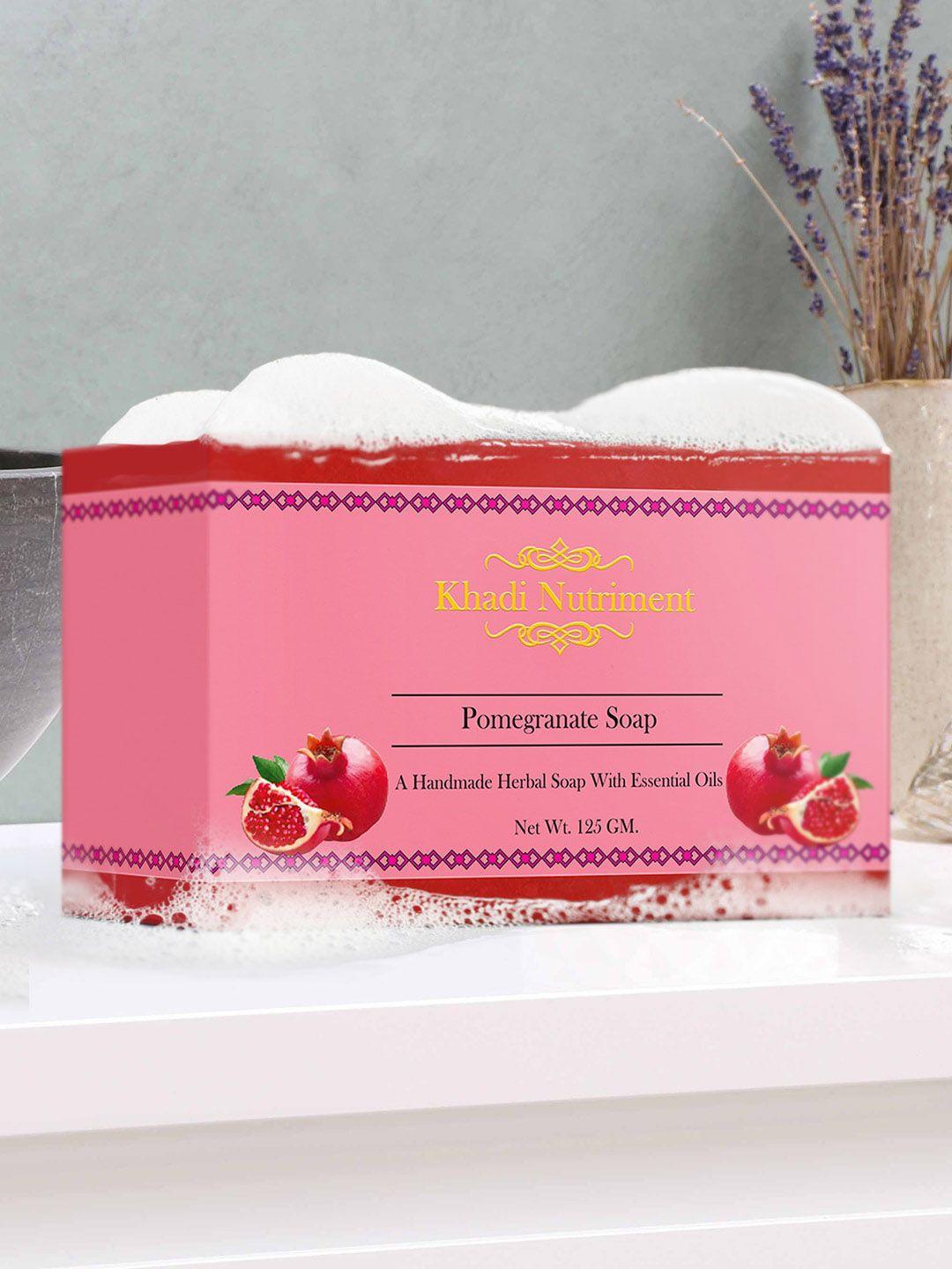 nutriment set of 6 khadi pomegranate soap 750g