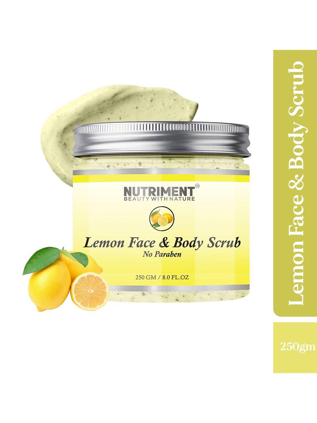 nutriment transparent lemon scrub 250 g