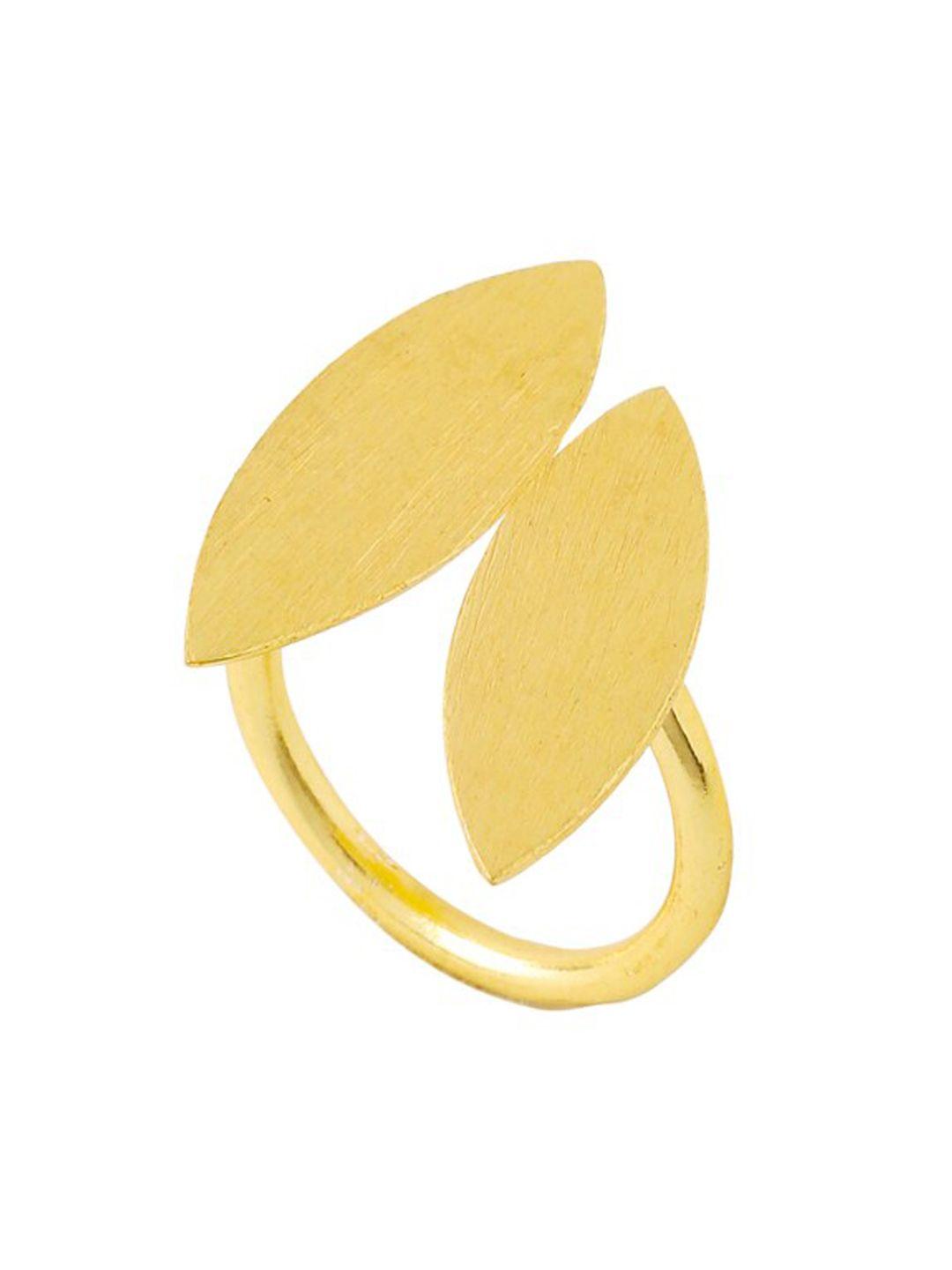 nvr gold-plated finger ring