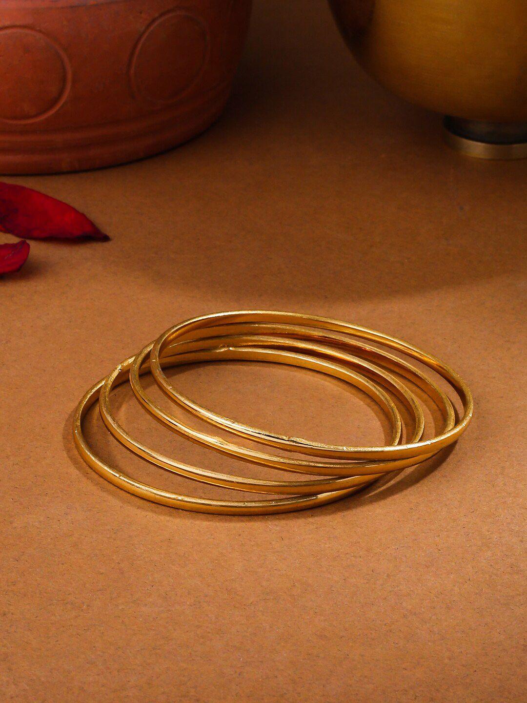 nvr set of 2 gold plated bangle