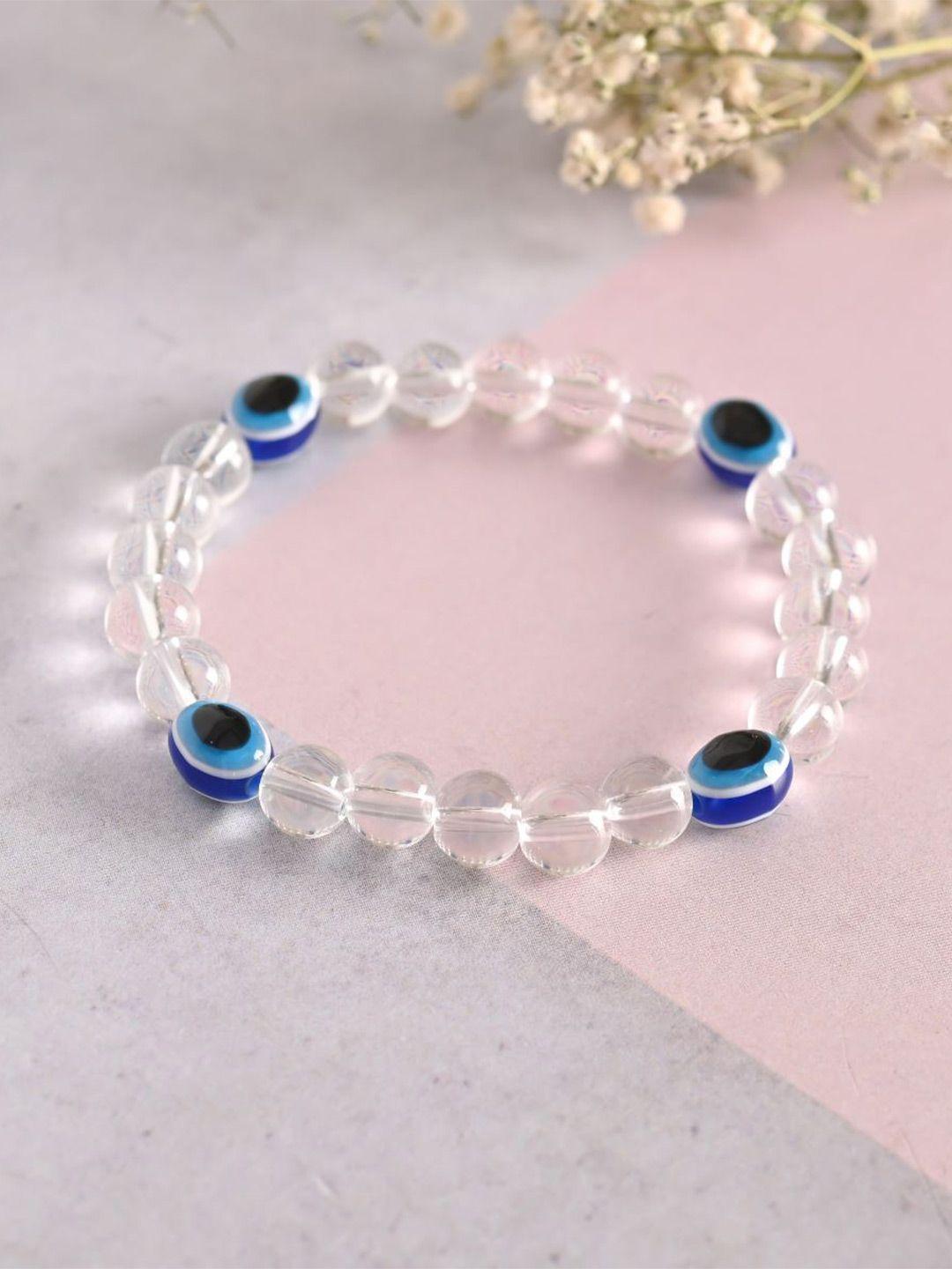 nvr unisex evil eye crystal bracelet