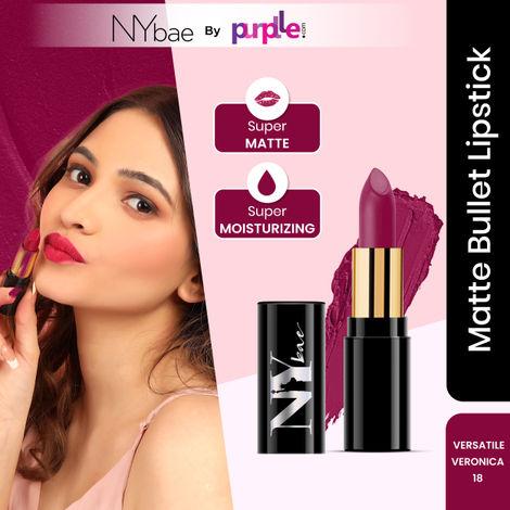 ny bae super matte lipstick - versatile veronica 18 (gt) (4.2 g)