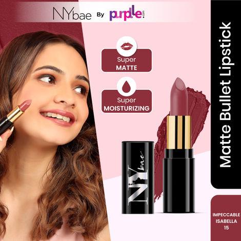 ny bae super matte lipstick nude - impeccable isabella 15 (gt) (4.2 g)