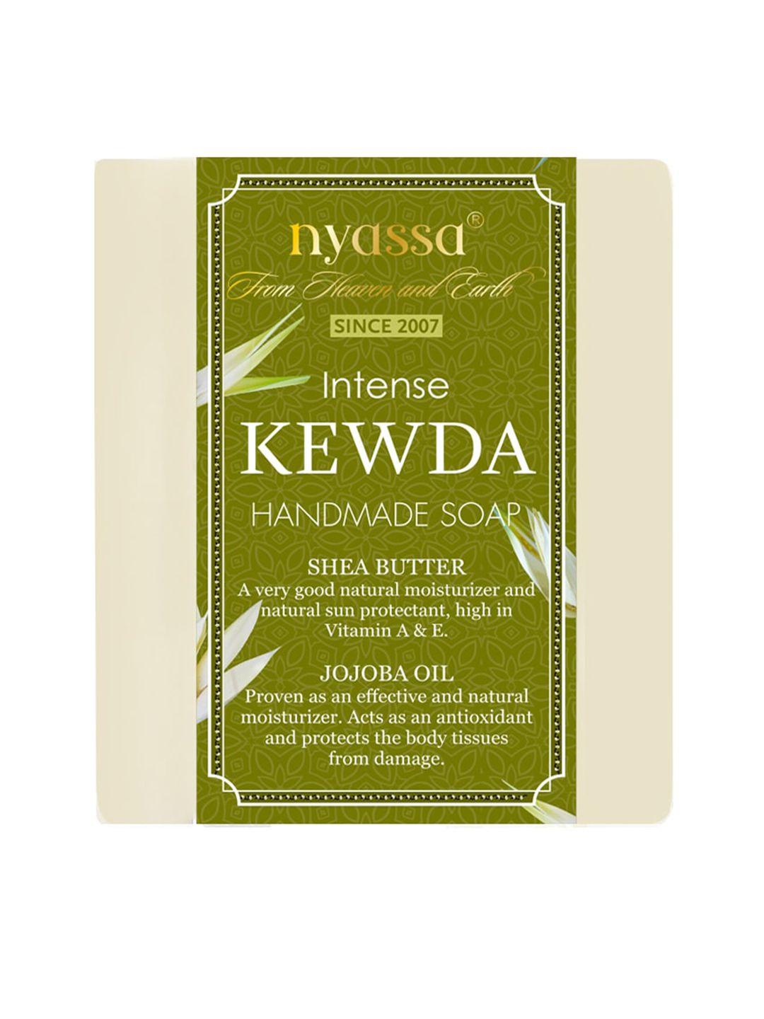 nyassa intense kewda soap with jojoba oil & shea butter for deep moisturizing - 150g