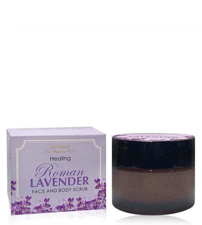 nyassa roman lavender face and body foaming scrub - 35 gm