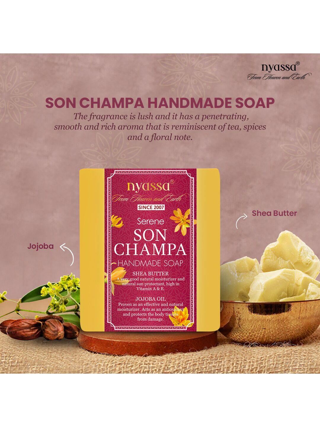 nyassa serene son champa handmade soap with shea butter 75 g