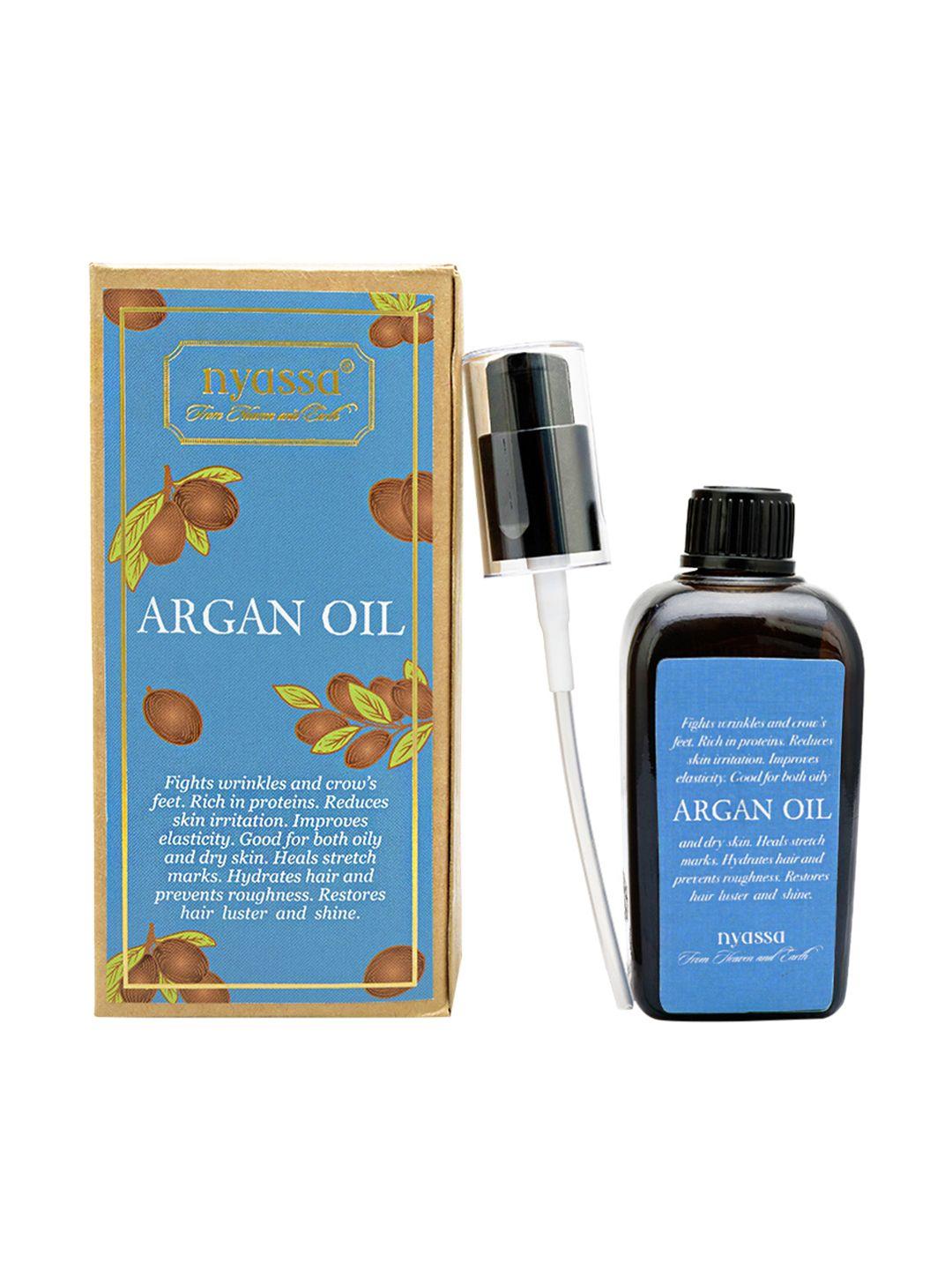 nyassa blue cold pressed moroccan argan oil 100 ml