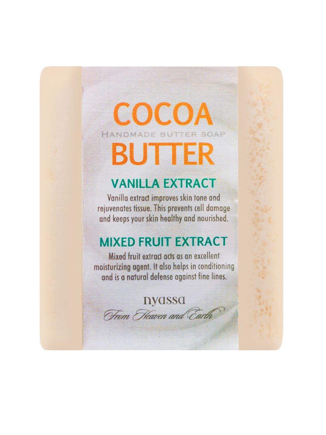nyassa cocoa butter soap with vanilla & mixed fruit extracts to improve skin tone 150g