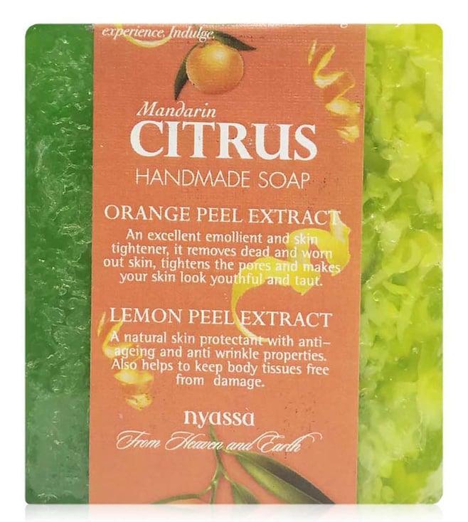 nyassa mandarin citrus handmade soap - 150 gm