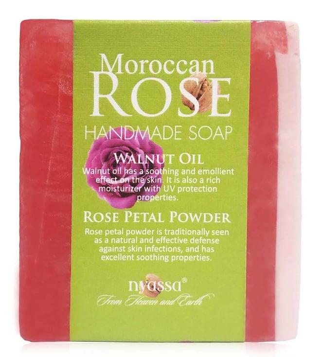 nyassa moroccan rose handmade soap - 150g