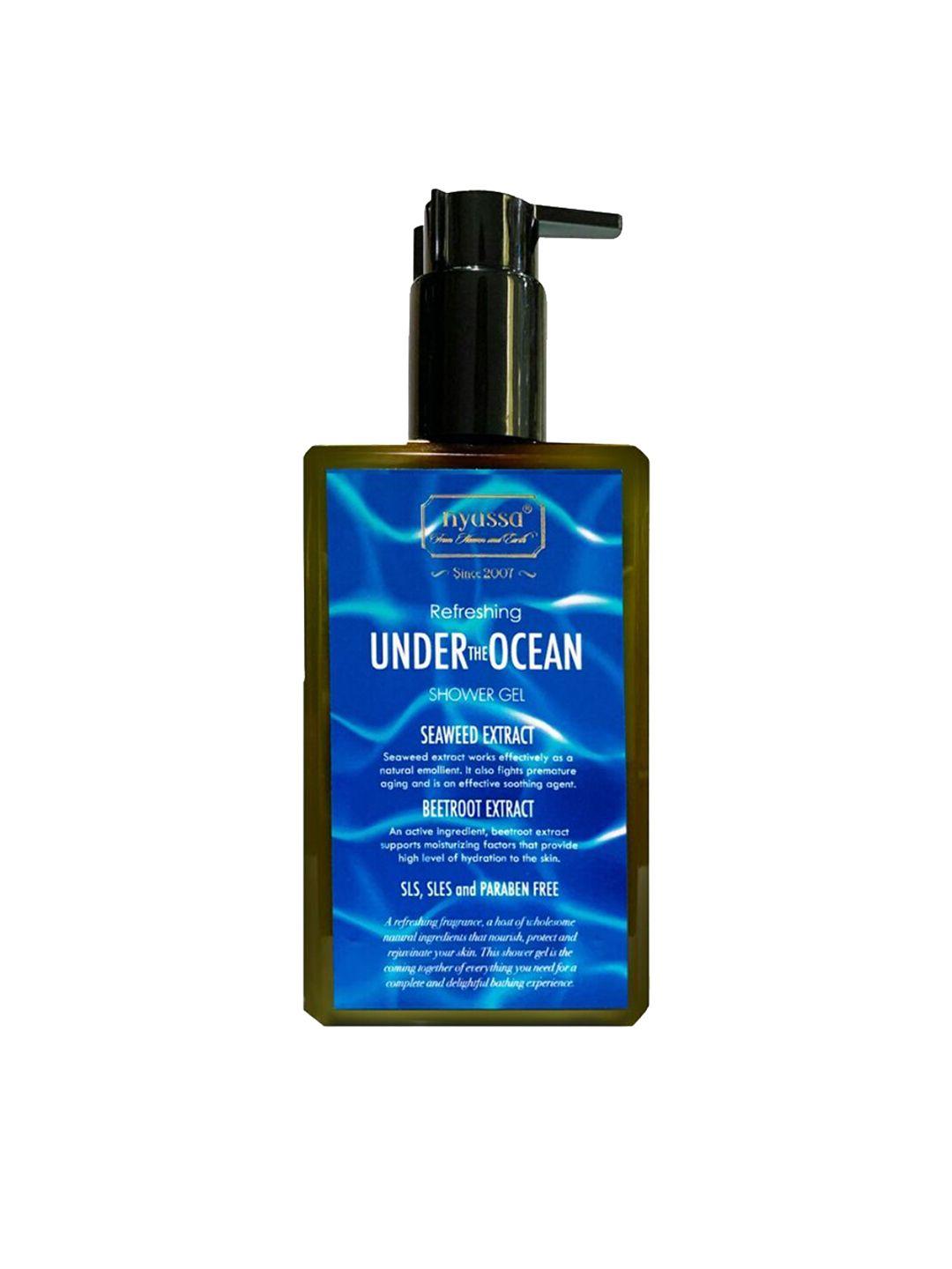 nyassa refreshing under the ocean shower gel with seaweed & beetroot extract - 215 ml