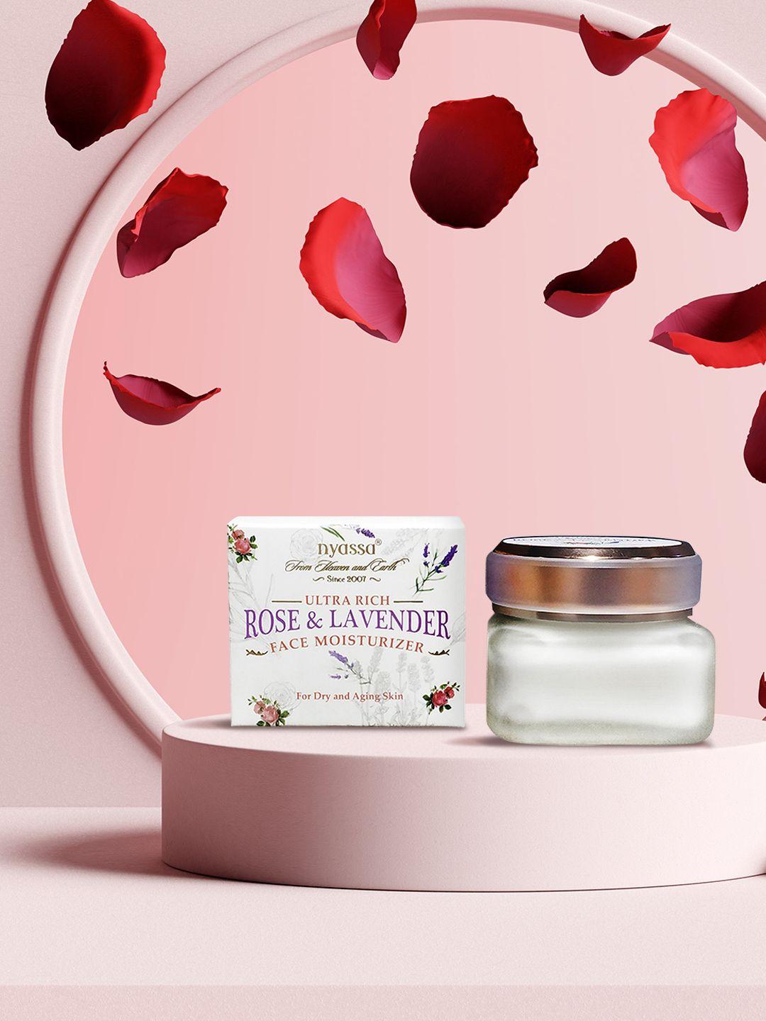 nyassa rose & lavender face moisturizer 50 g