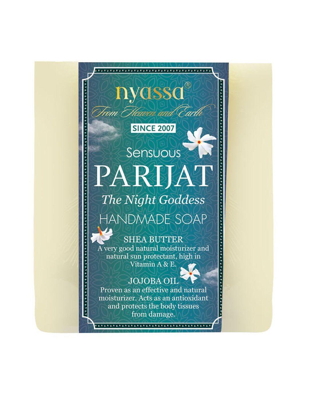 nyassa sensuous parijat the night goddess handmade soap with shea butter 75 g