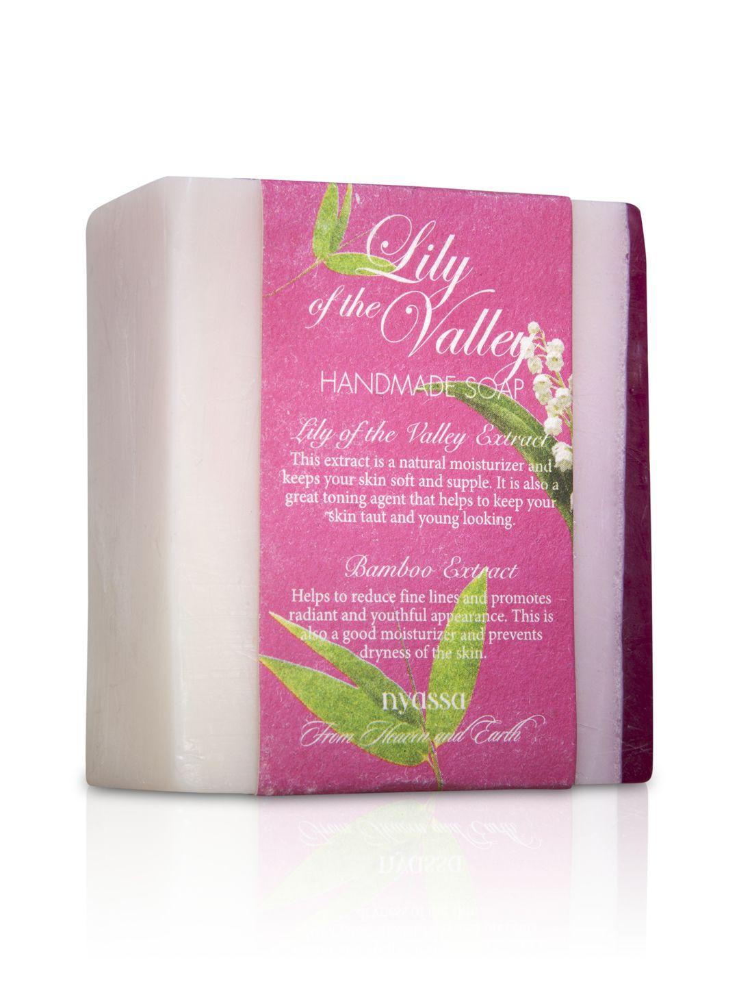 nyassa unisex lily of the valley handmade soap 150g
