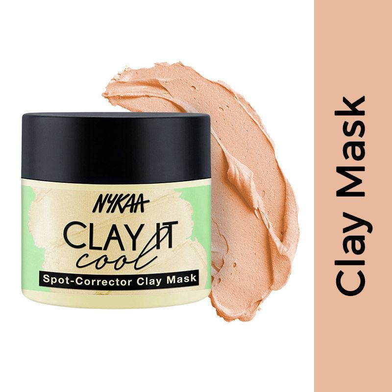 nykaa clay it cool spot-corrector clay mask