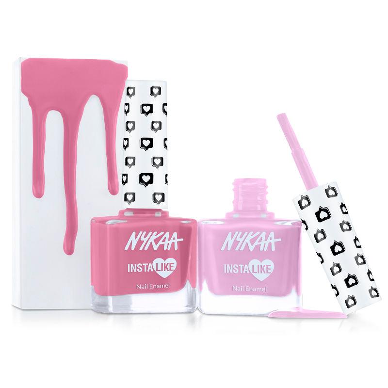 nykaa cosmetics instalike - pink potrait + lilac goals
