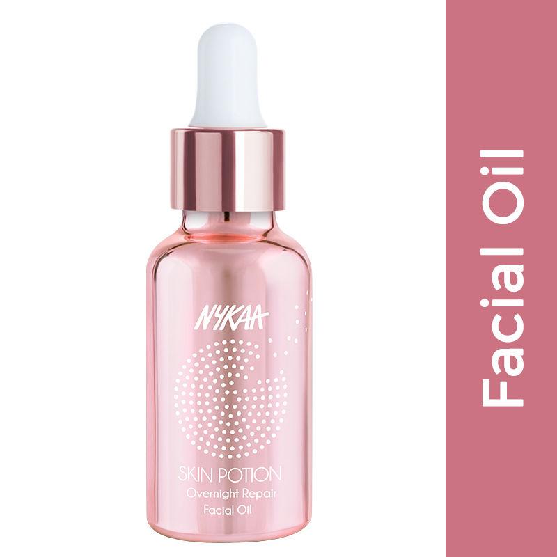 nykaa naturals skin potion overnight repair skincare face oil for pore tightening