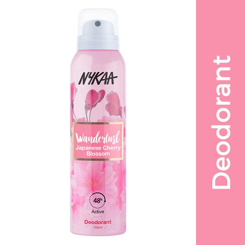 nykaa wanderlust deodorant spray - japanese cherry blossom