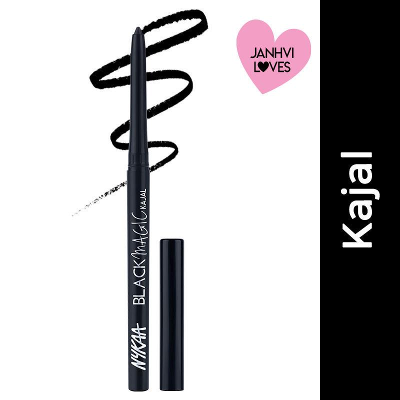 nykaa black magic kajal - black