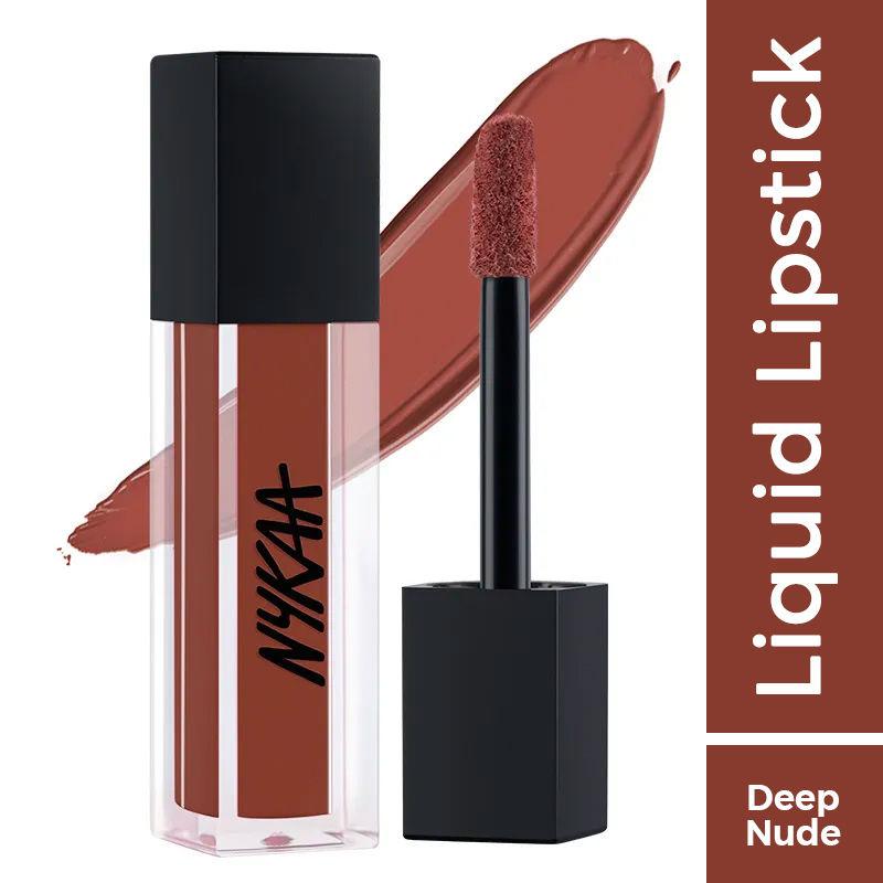 nykaa matte to last! mini liquid lipstick - madras kaapi 05