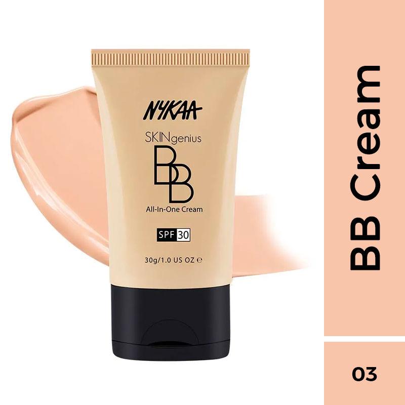 nykaa skingenius bb cream spf30 - rich honey 03