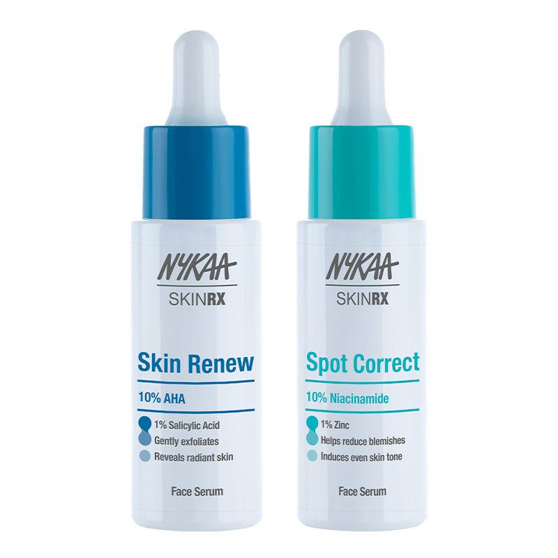 nykaa skinrx combo for clear, even tone & glowing skin