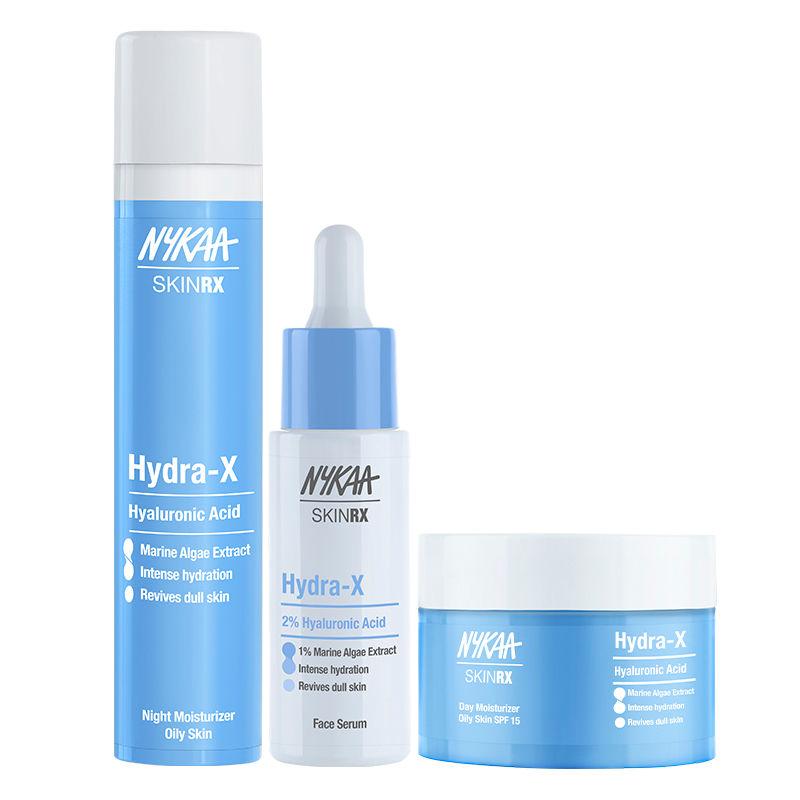 nykaa skinrx extreme hydration am/pm combo for oily skin