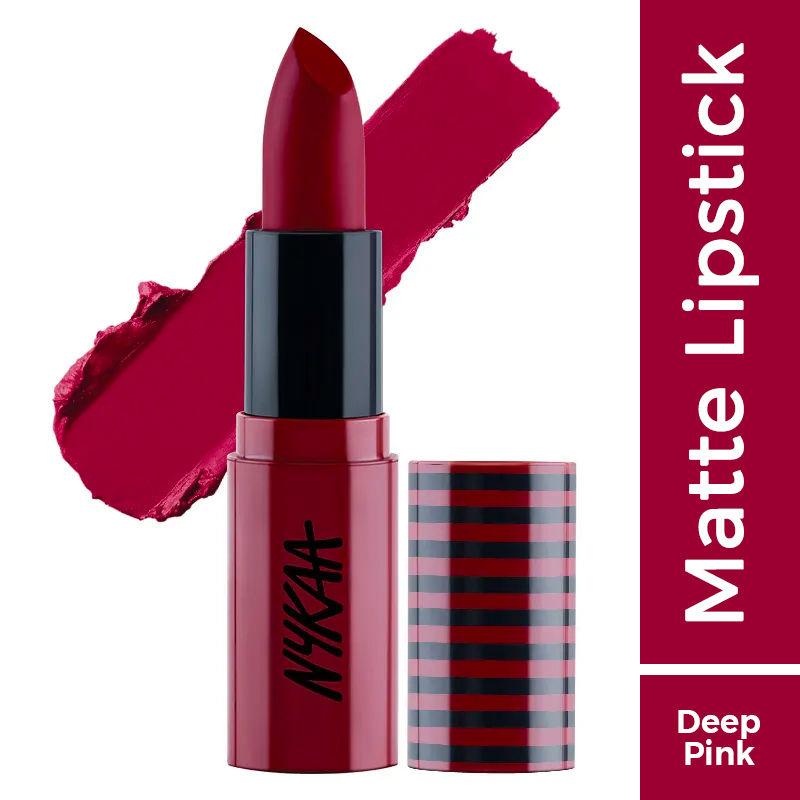 nykaa so creme! creamy matte lipstick - gossip dose