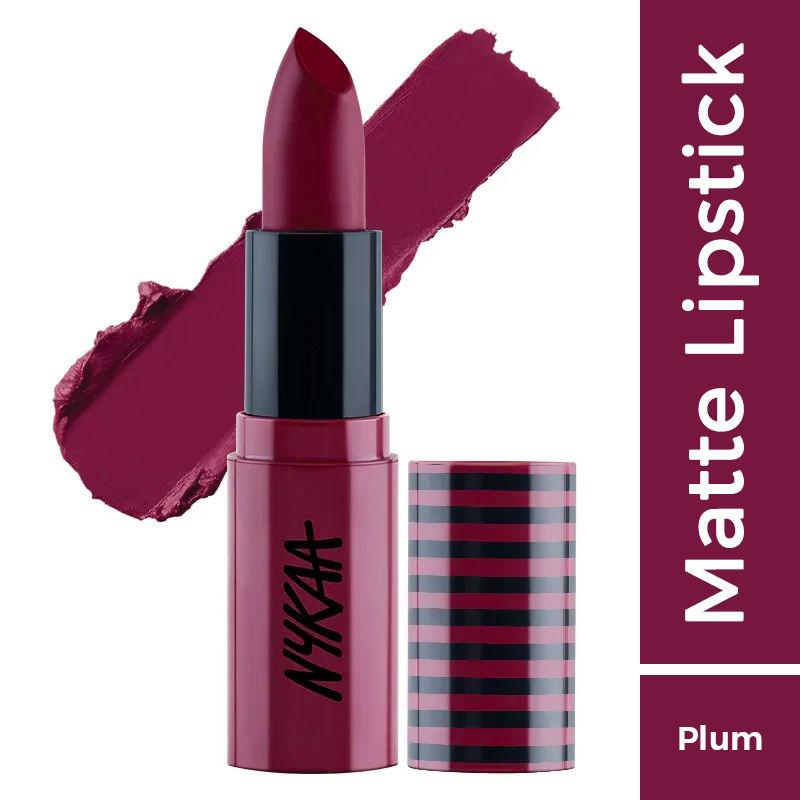 nykaa so creme! creamy matte lipstick - it's a date