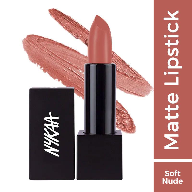 nykaa so matte lipstick - irish coffee 18 m