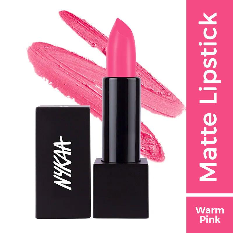 nykaa so matte lipstick - sinful blush 06 m