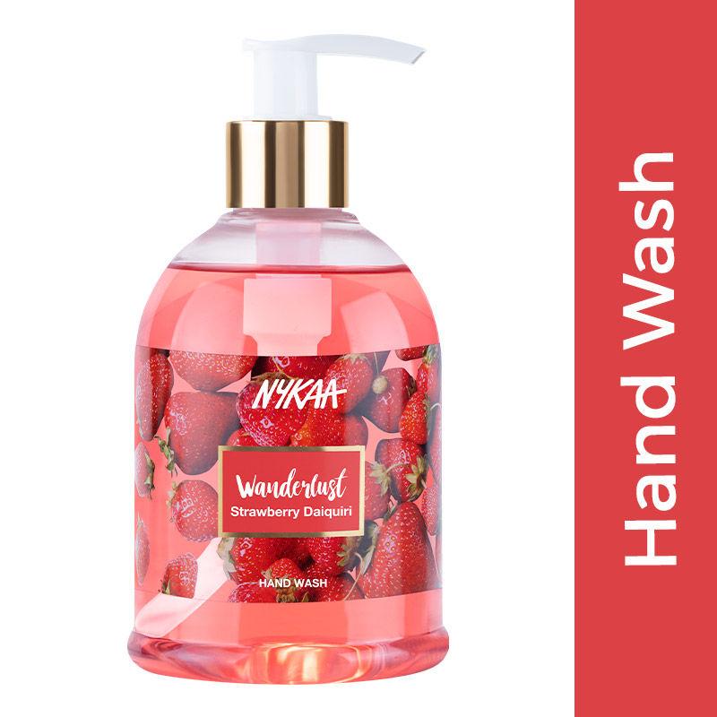 nykaa wanderlust handwash - strawberry daiquiri