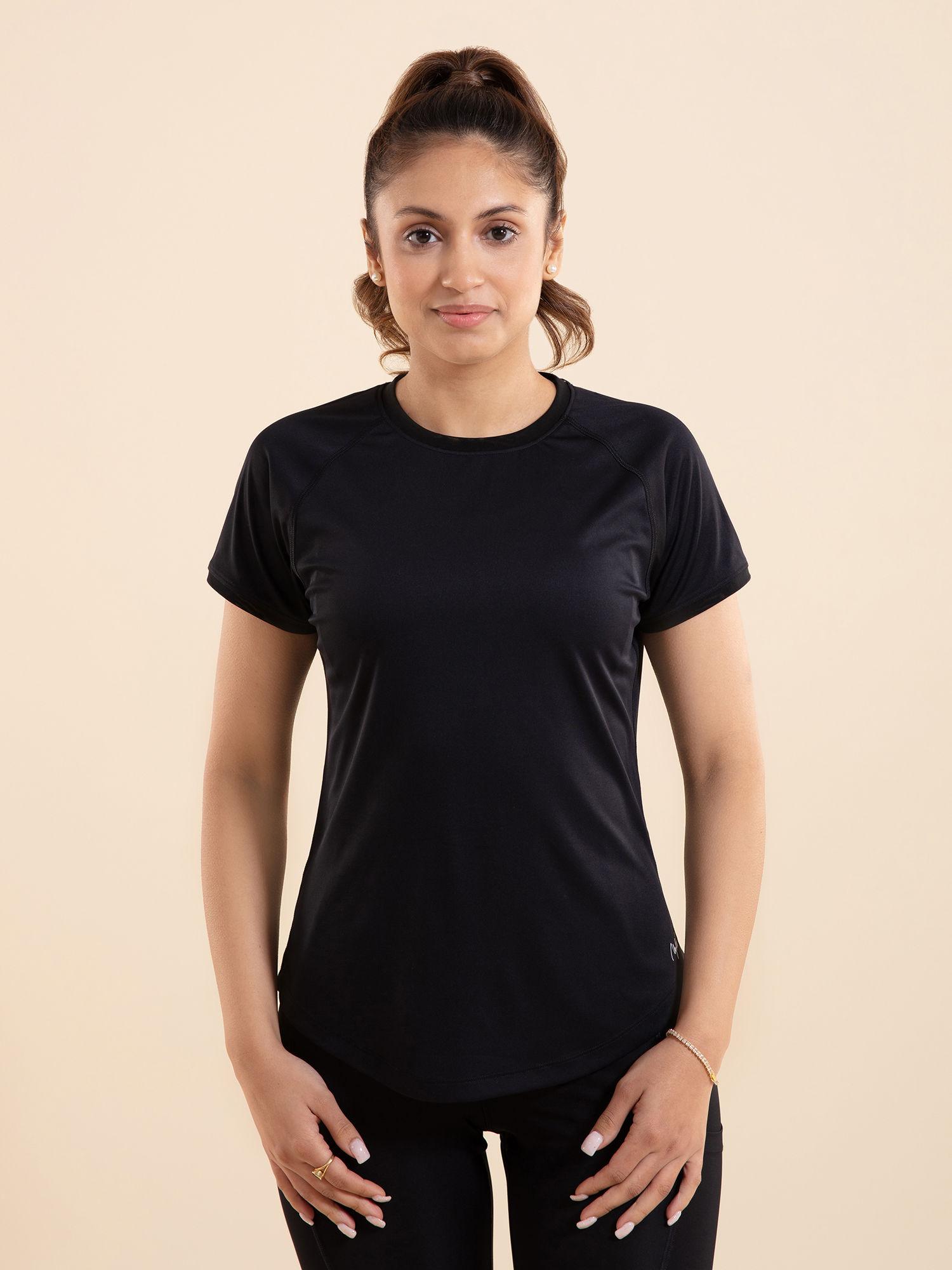 nykd all day active tee- nyk127 jet black