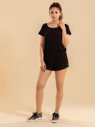 nykd all day chill pill supersoft playsuit- nyk 042a jet black