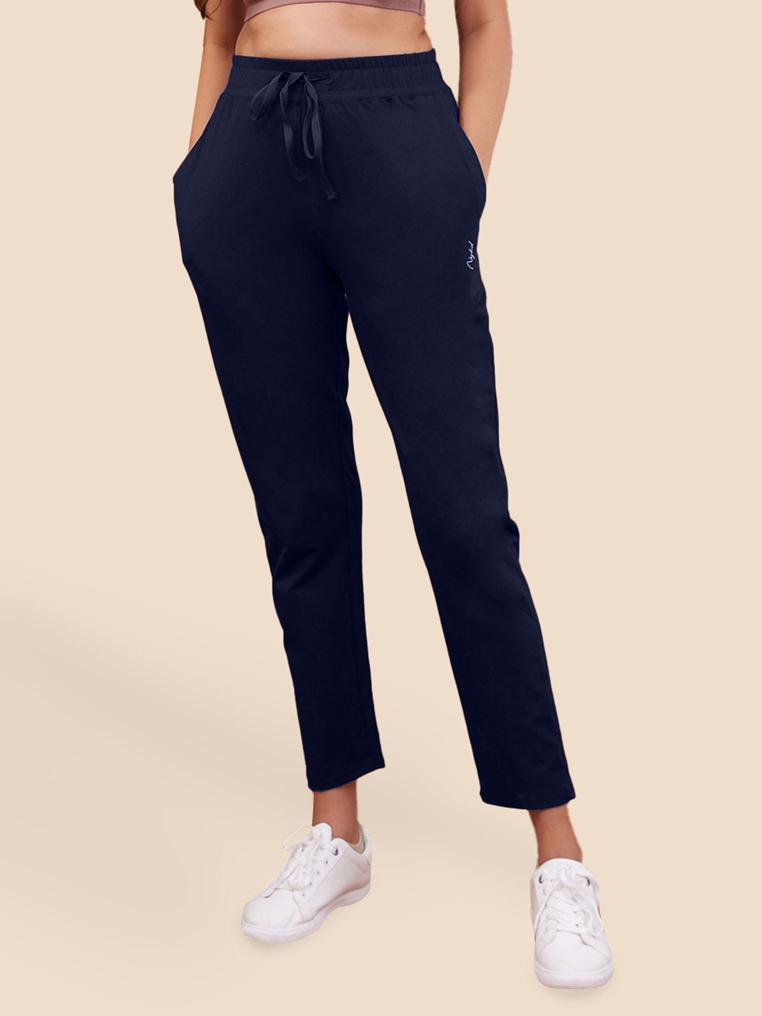 nykd all day preppy comfort pants- nyat090 peacoat navy