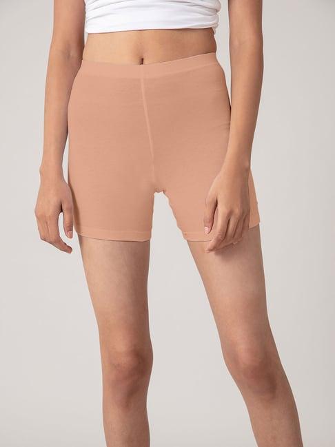 nykd beige cycling shorts ¿