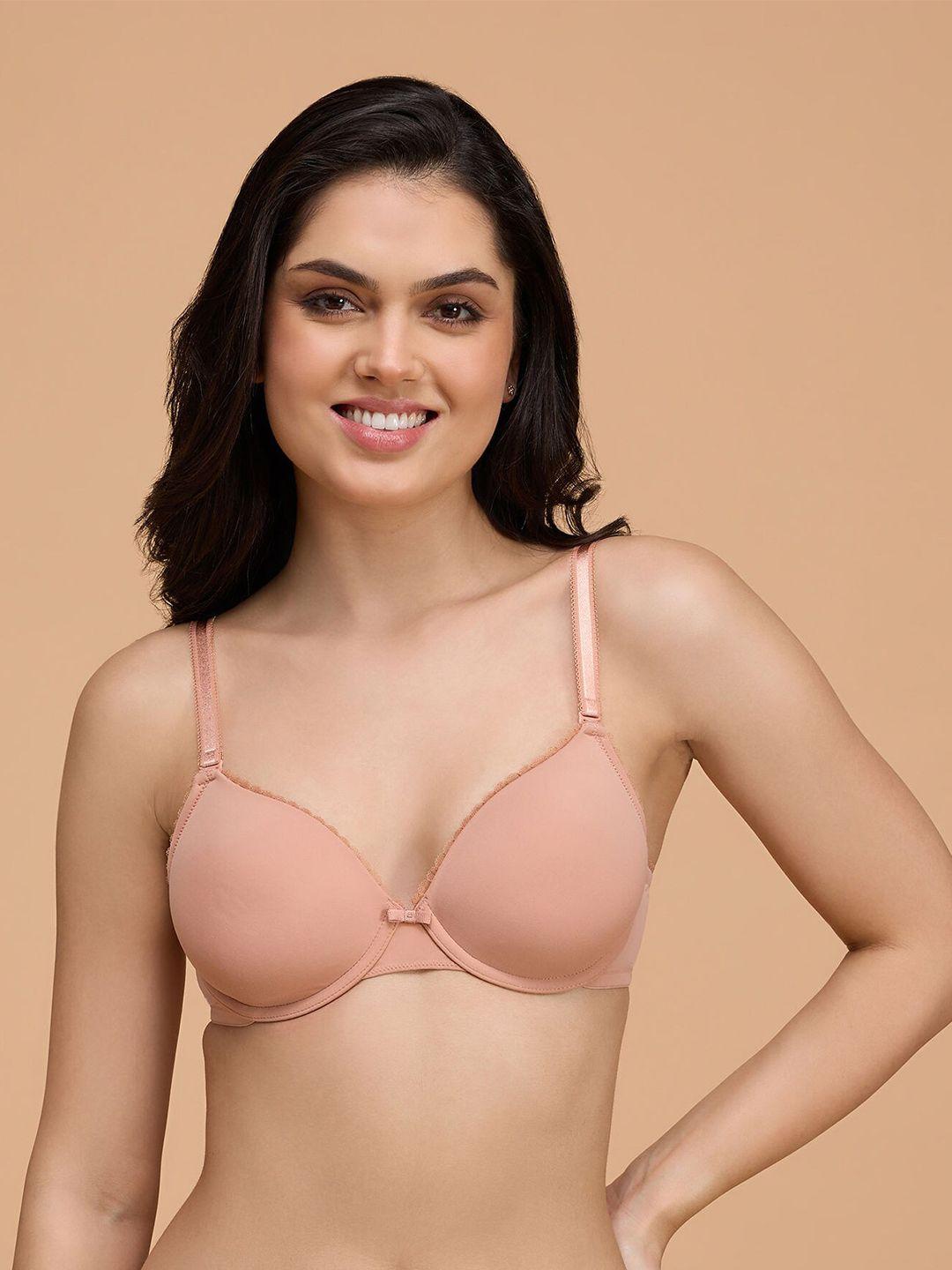 nykd half coverage underwired non padded t-shirt bra with all day comfort